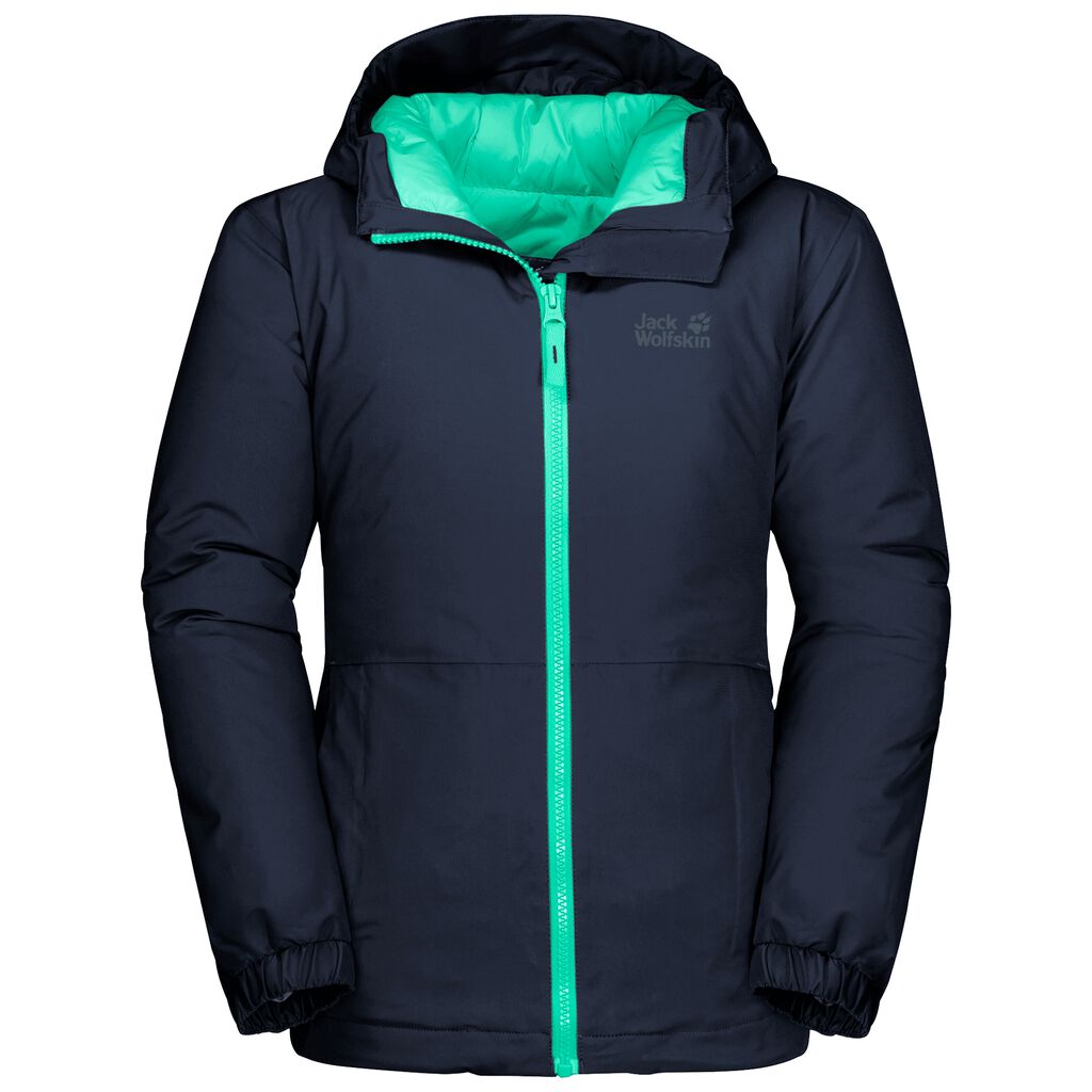 Jack Wolfskin ARGON STORM Gyerek Vízálló Kabát Kék - ARFOWP-170